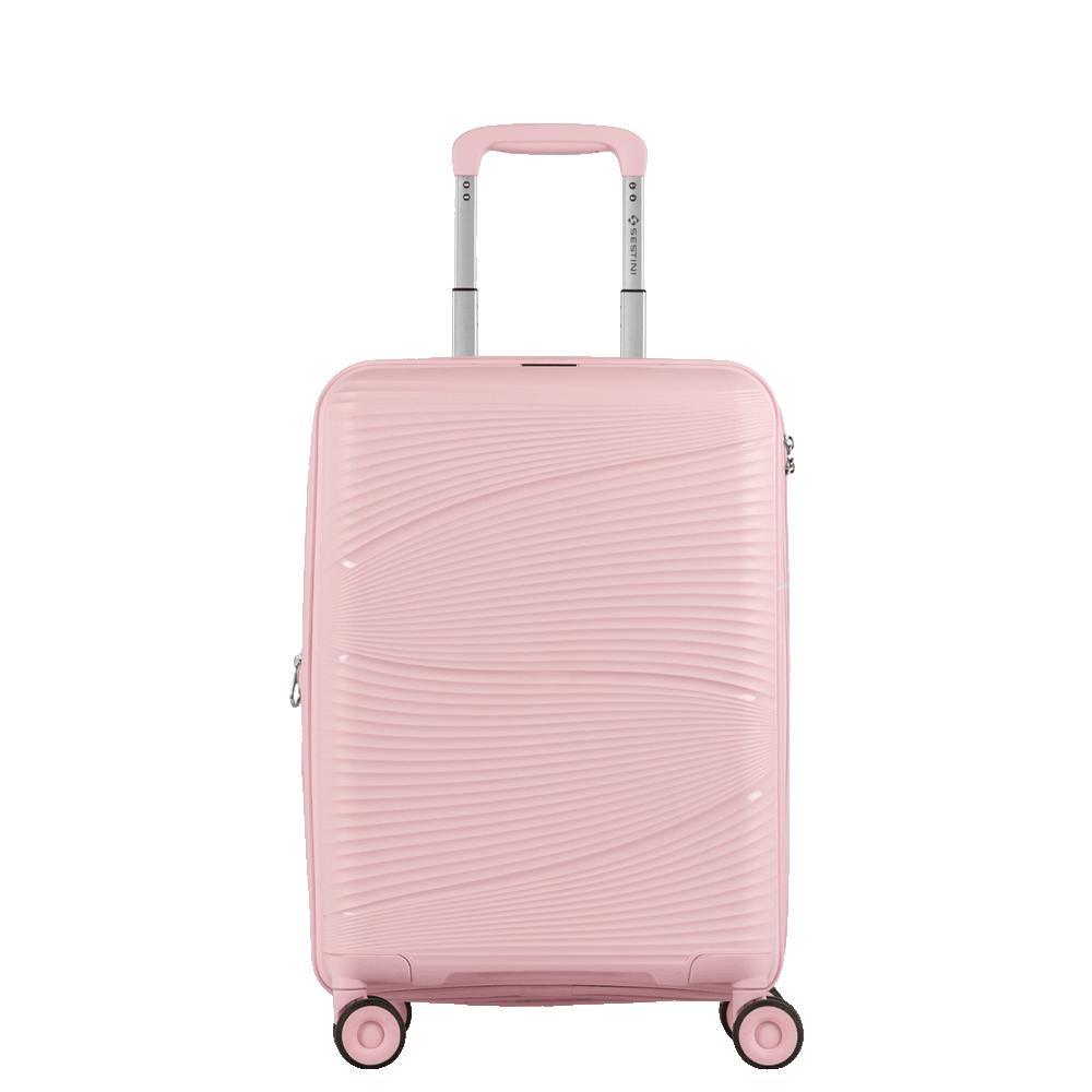 Mala de Viagem Bordo com Rodas 360º PP Joy - Rosa em Oferta na Shopee