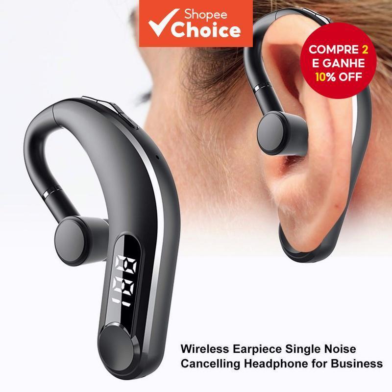 Vitog M22 Fone de Ouvido Bluetooth , Gancho , Redução de Ruído , Chamada de Condução , Negócios , Esportes , Música Esté — R$ 37,50 em Shopee