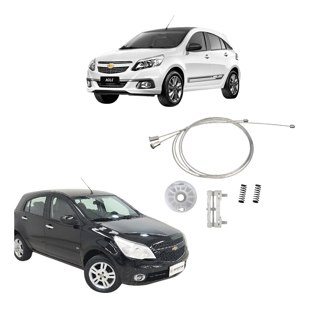 Kit Reparo do Vidro Elétrico Agile  aplicação taseira