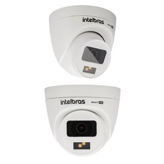 Kit 2 Câmera Multi HD 1 Megapixel 20m VHD 1120 D FULL COLOR Intelbras