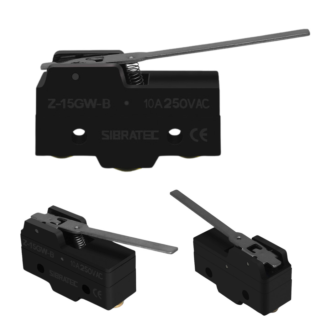 Chave Fim de Curso Z-15GW-B Metálica com Haste Alta Resistência Sibratec