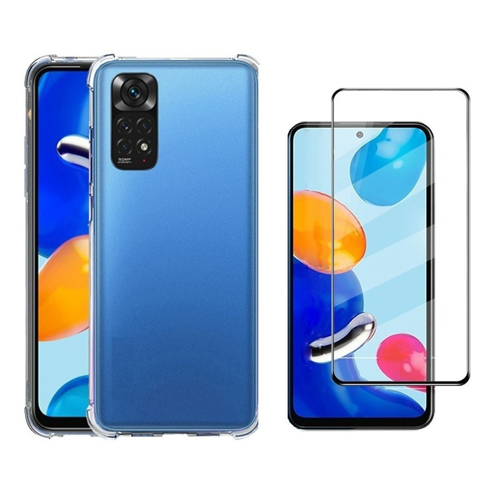 Capa Case Capinha Anti Impacto Para Redmi Note 11 Pro + Pelicula 3D Vidro Temperado