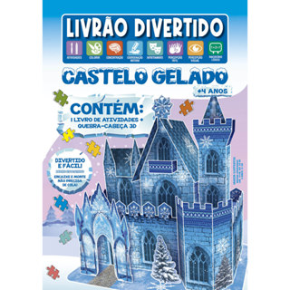 Livrão Divertido - Quebra-Cabeça 3D 05 - Castelo de Gelo em Oferta na Shopee