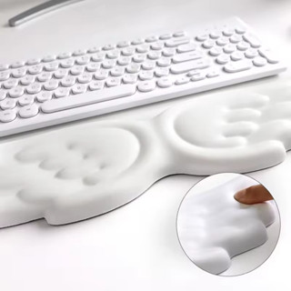 Apoio de Pulso para Teclado Formato de Asas de Anjo – Proteção, Conforto e Design Estético para Mesa em Oferta na Shopee