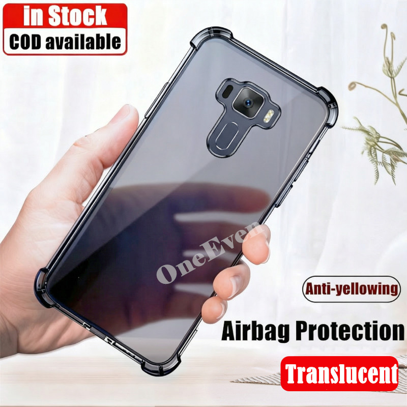 Para ASUS ZenFone 3 ZE520KL ZA520KL Z017DB Z017D Z017DA Z017DC Capa De Gelatina Preta Translúcida De Silicone Macio Tran