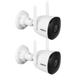 Kit 2 Câmeras Inteligente Wi-Fi Com Armazenamento em Nuvem, Zoom e Áudio iM5 SC Intelbras