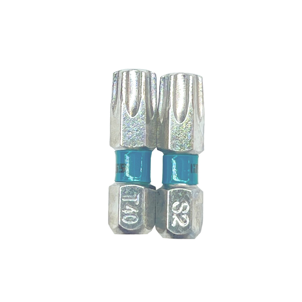BITS TORX T30, ACO CROMO MOLIBDENIO, 25MM, 2PCS GROSS