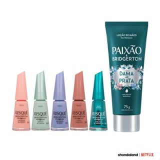 Kit Risqué + Paixão & Bridgerton Cremosos + Loção Mãos - 6 UN em Oferta na Shopee