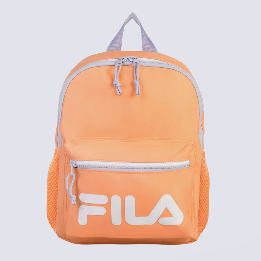 Mochila Fila Mini Colors Letter Laranja e Lilás em Oferta na Shopee