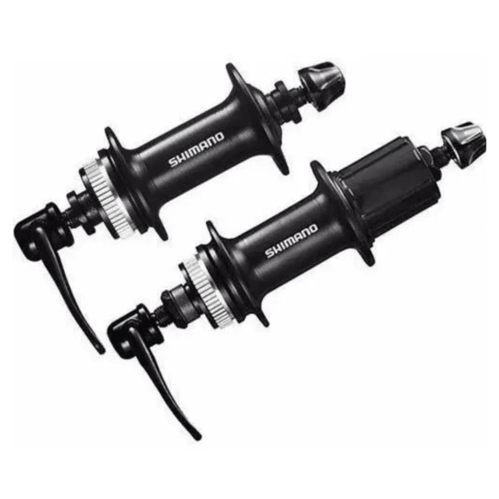 Par Cubo Bicicleta Disco Center Lock Shimano Fh-Tx505 K7 32f   7 a 12v Preto