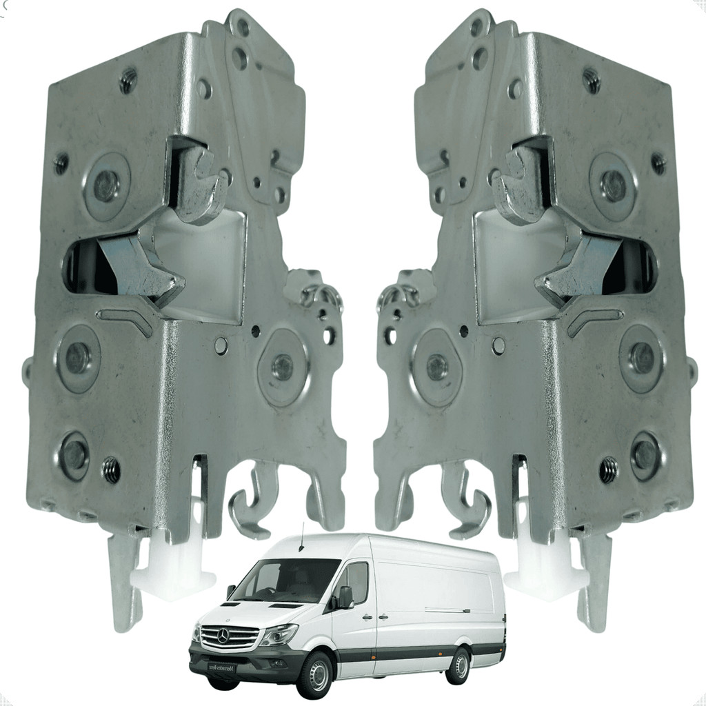 Par Fechadura Trava Trinco Da Porta Dianteira Mercedes Benz Axor Atego Actros Sprinter