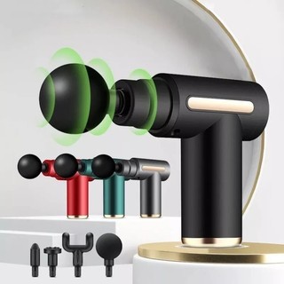 Pistola de Massagem Muscular Portátil Elétrica Profissional Recarregável USB com Múltipla…