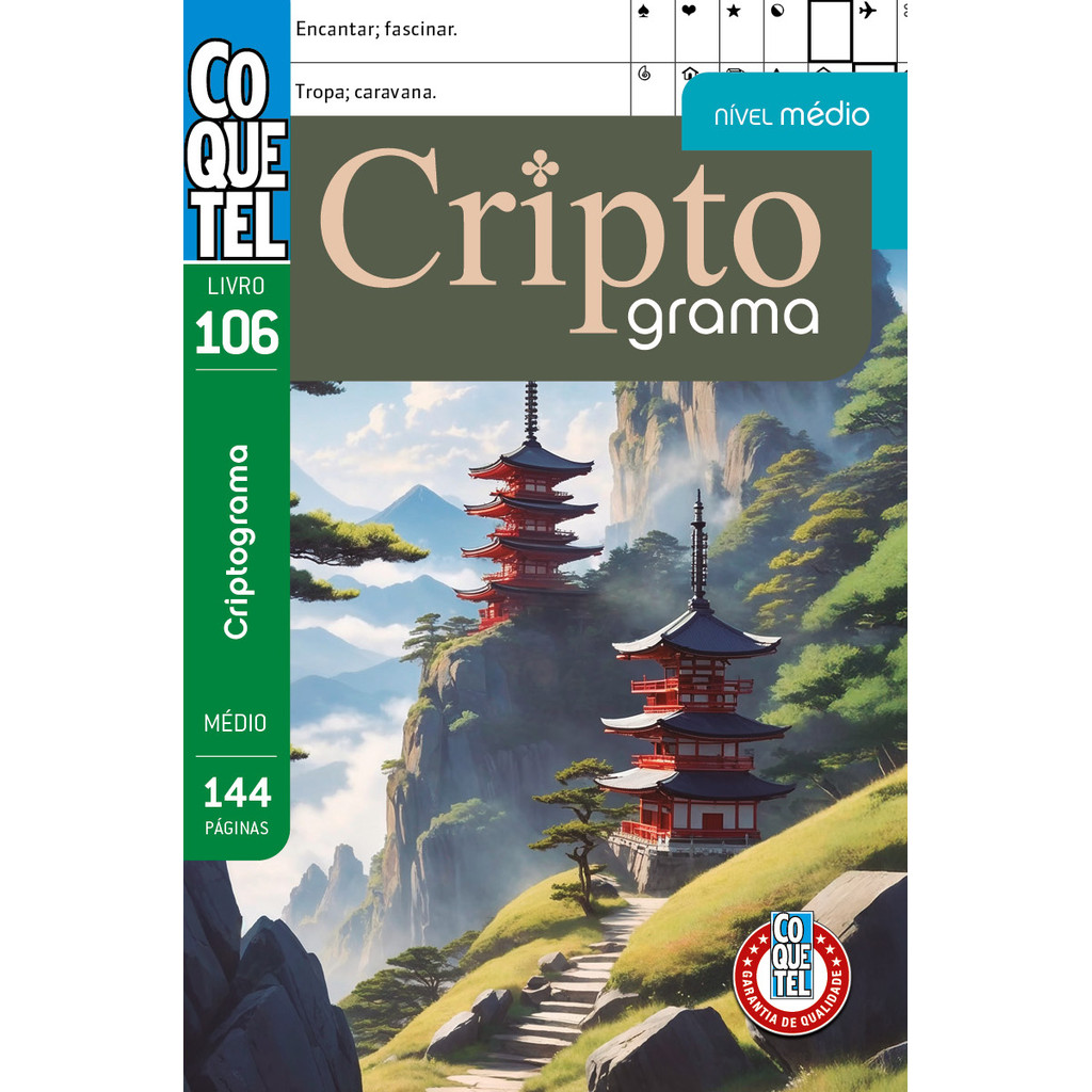 Livro Coquetel Criptograma 106