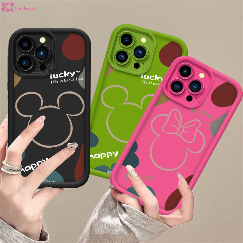 Capa Para Samsung A17 A07 A56 A36 A55 A54 A16 A15 A14 A05S A51 A52 A34 A35 A32 A13 SoftCase Cabeça Grande Mickey Doces