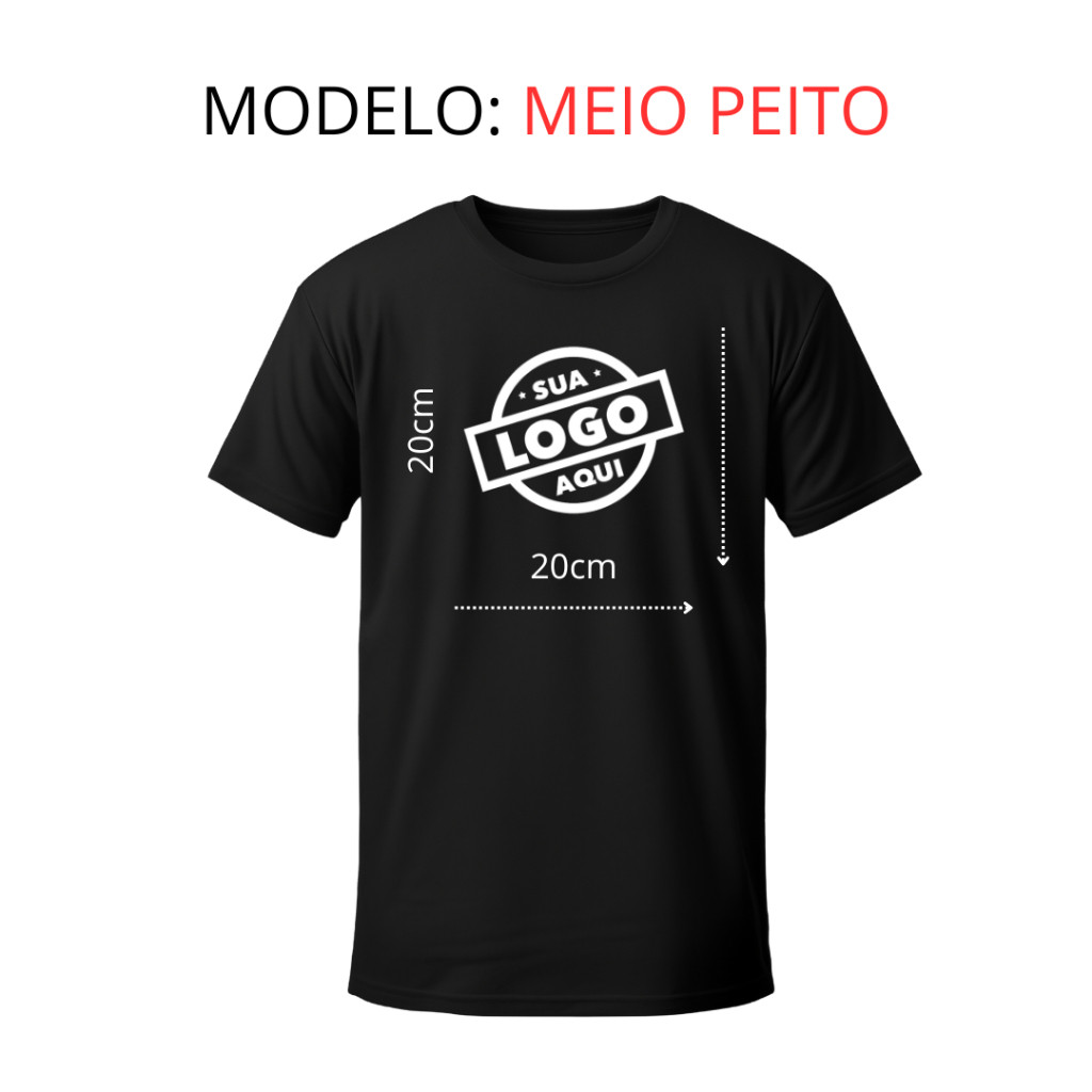 Kit 2 Camisas Personalizadas Conjunto Casal Sua Logo Foto Imagem Aqui 100% Algodão