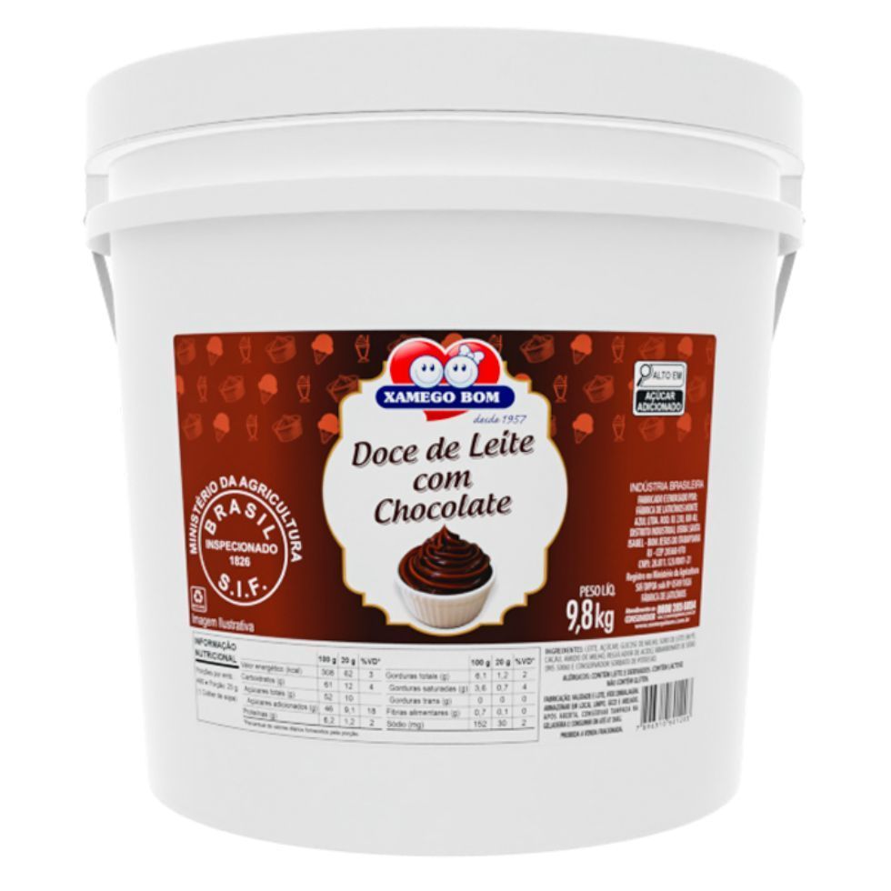 Doce De Leite com Chocolate 9,8kg Xamego Bom