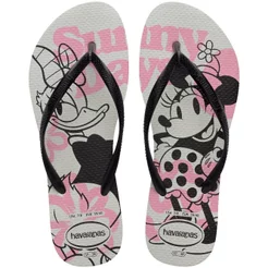 Havaianas Slim Disney Branco/Preto