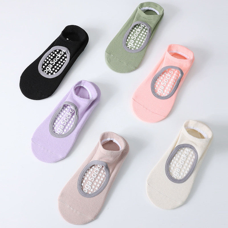 Meias de Pilates Antiderrapantes Profissional - Aderência com Pontos de Cola para Yoga, Fitness, Hidroginástica e Treino em Oferta na Shopee