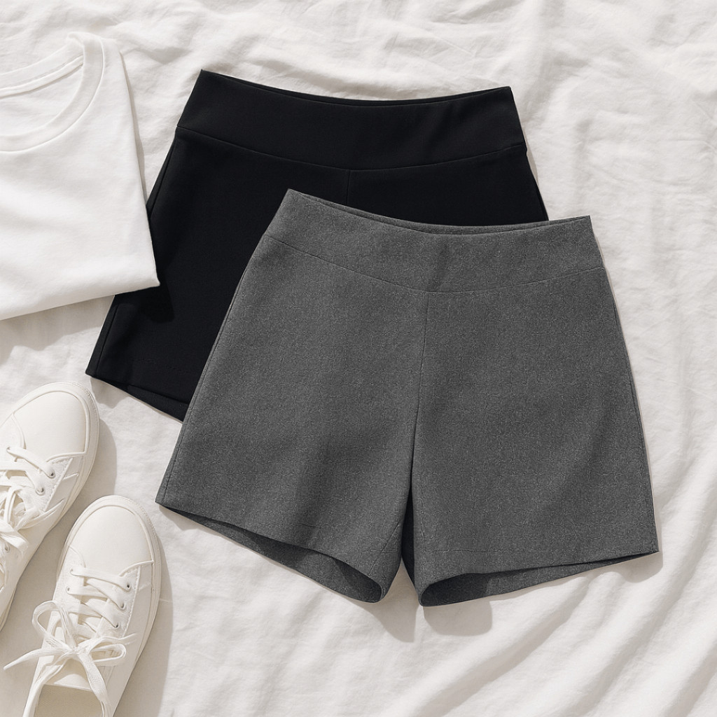 Short legging Suplex lycra Academia Fitness praia verão Short Feminino Curto liso preto em Oferta na Shopee