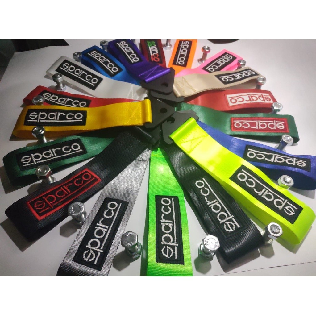 Tow Strap Sparco Cinta De Reboque Bordado
