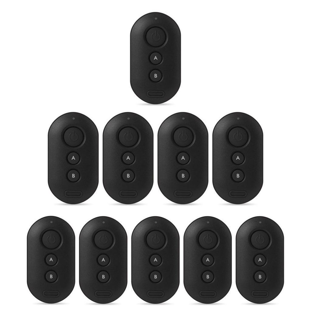 Kit 10 Controle Remoto para Alarme e Portão XAC 4000 Smart Preto Intelbras