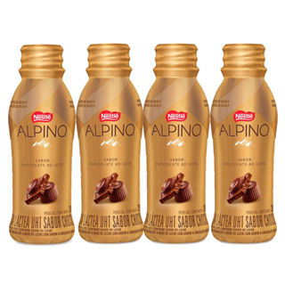 Kit 4 Bebida Lactea Alpino Nestlé 280ml em Oferta na Shopee
