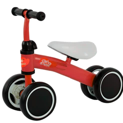 Bicicleta De Equilíbrio Infantil Até 20Kg Vermelha Castela