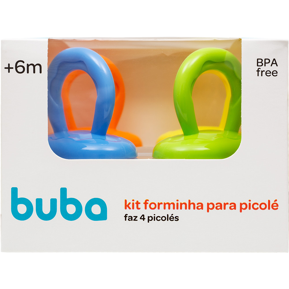Kit Forminha Para Picolé Buba Sorvete Infantil Bebê forminha em Oferta na Shopee