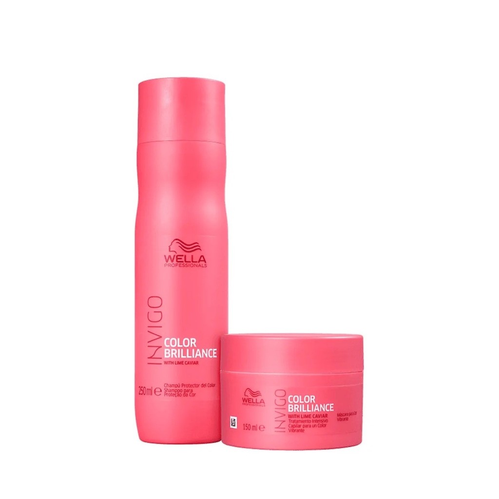 Kit Wella Invigo Color Brilliance - Shampoo 250ml + Máscara 150ml