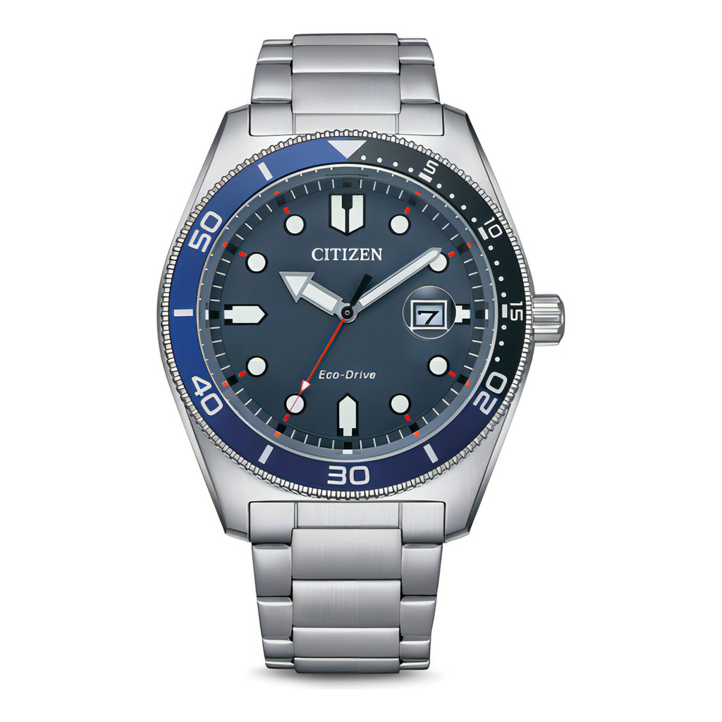 Relógio Citizen Masculino Eco Drive Azul Marine Aw1761-89l
