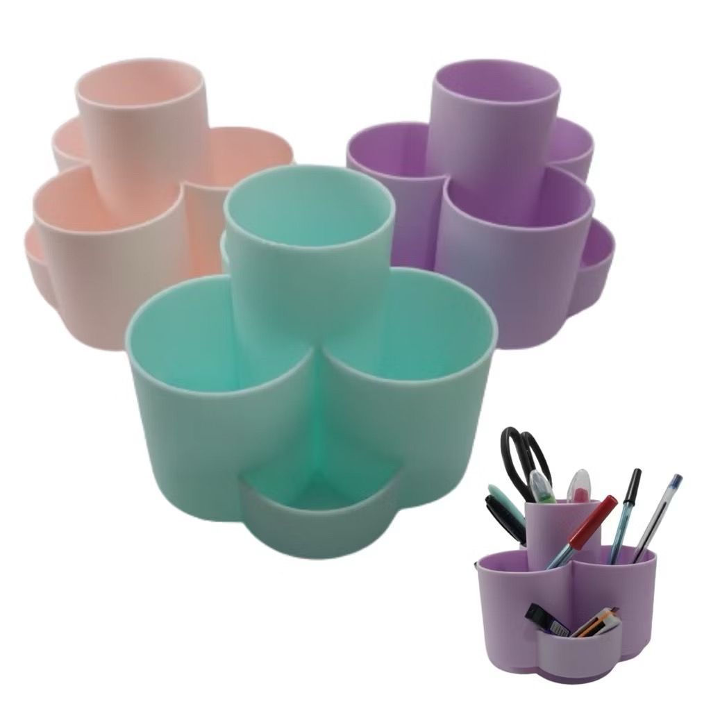 Porta Treco Giratório com 7 Divisórias | Organizador de Mesa, Maquiagem e Escritório - HU70508