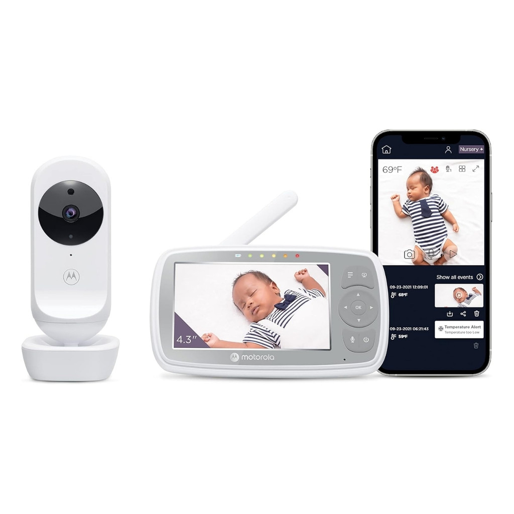 Babá Eletrônica VM44 Connect  Visão Noturna e Wi-Fi Motorola em Oferta na Shopee