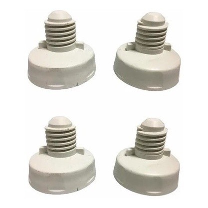 Pé Nivelador Lavadora Electrolux Lac12 Original 4 Unidades