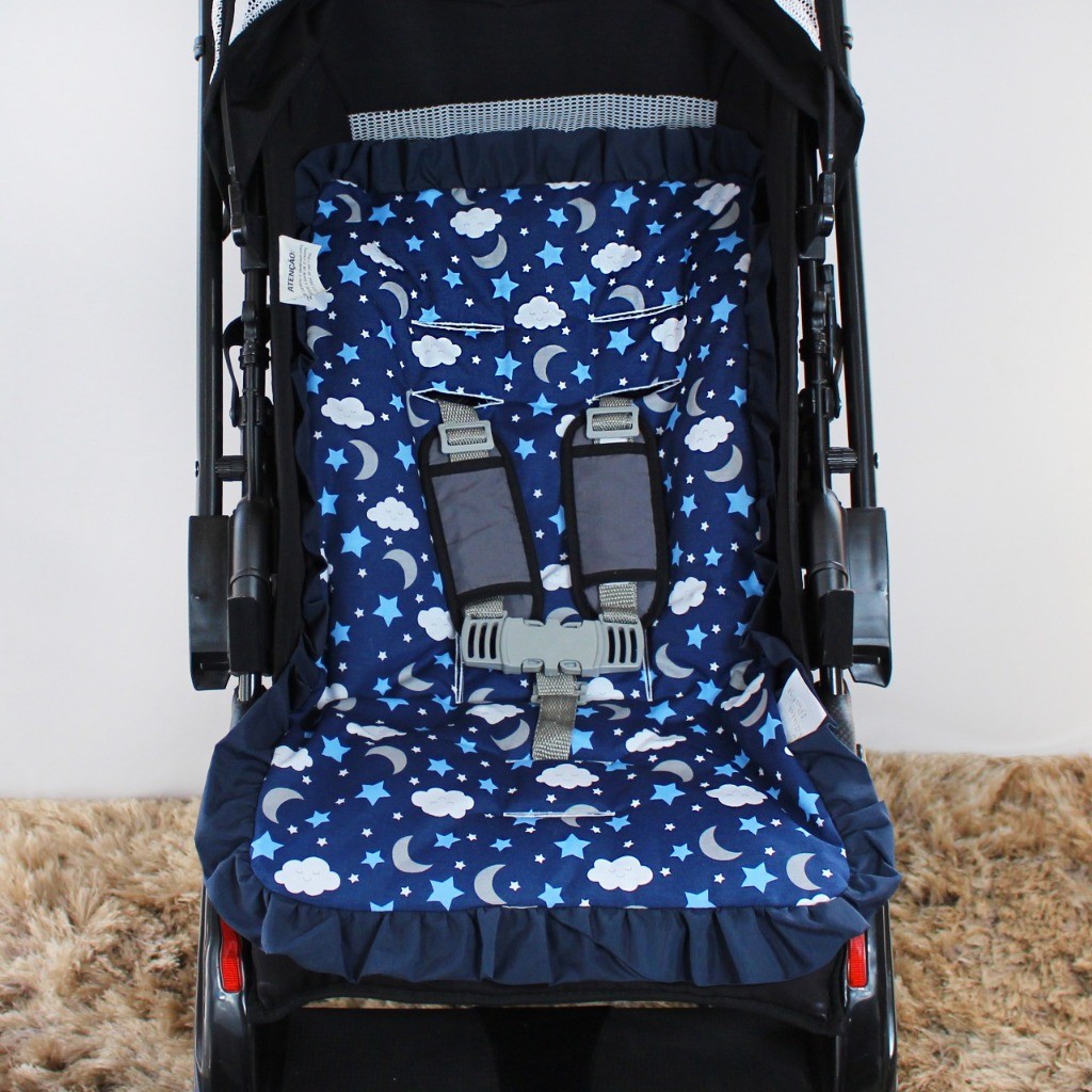 Capa Para Carrinho Acolchoado Macio Menino Menina Varias estampas