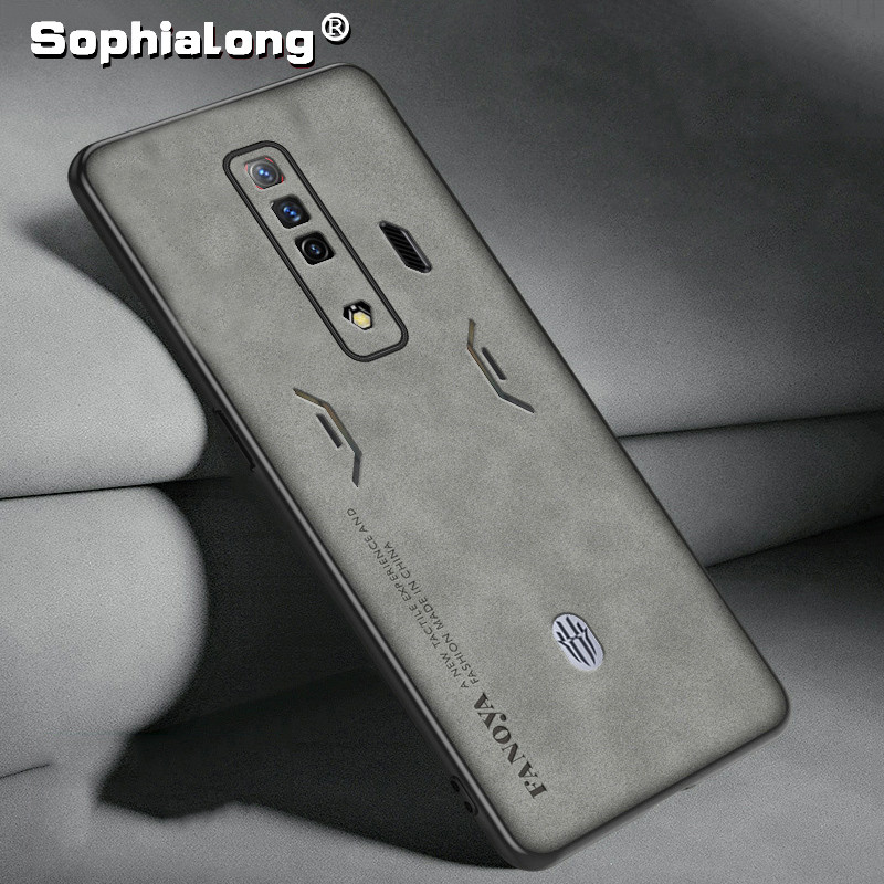 Capas Para ZTE Nubia RedMagic 5G 5S 6 6S 7 7S Pro Couro Duro PC Capa Traseira Red Magic 6 7 S