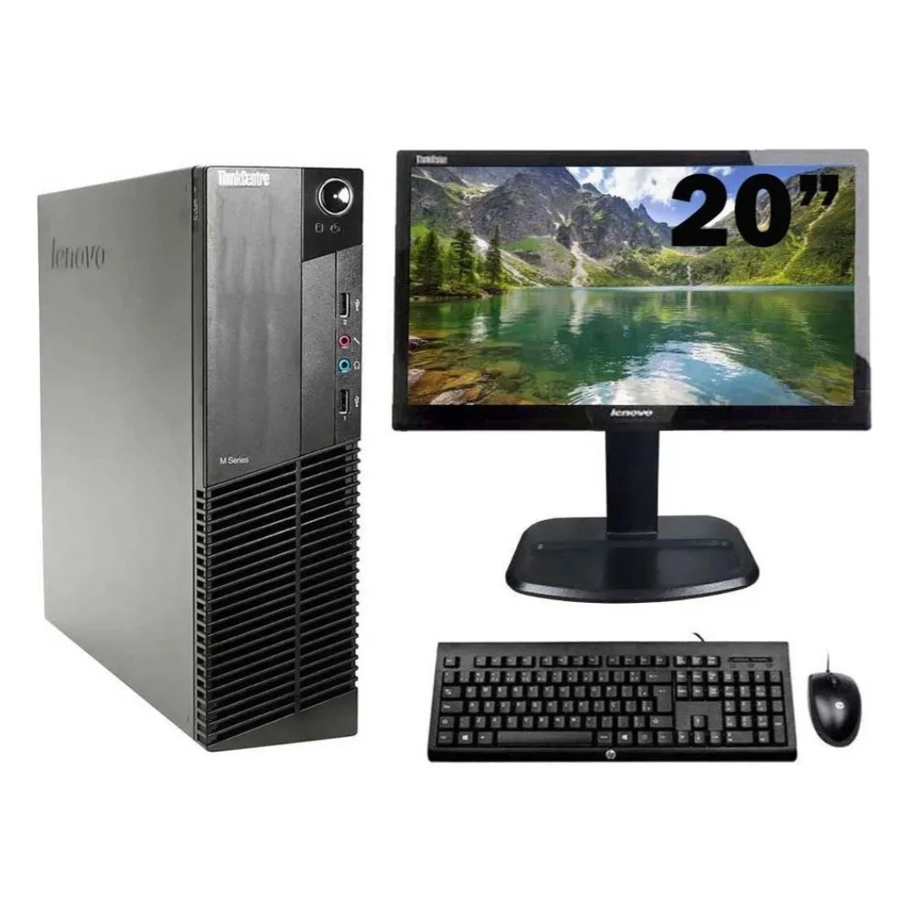Cpu Lenovo M92 I5 3ªG 8gb Ddr3 Ssd 240gb Monitor 20