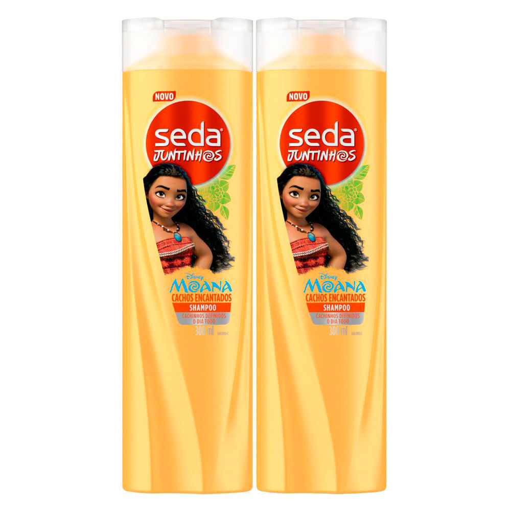 Kit 2 Shampoo Infantil Seda Juntinhos Moana 300ml em Oferta na Shopee