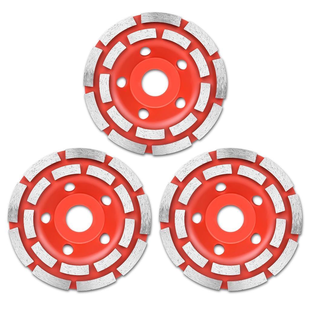 Kit 3 Rebolo Disco Desbaste Diamantado Parede Concreto Piso em Oferta na Shopee