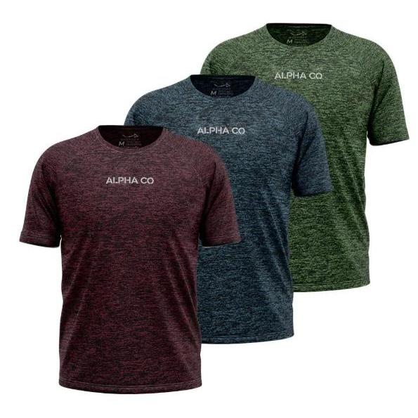 Kit 3 Camisas Dry Essential + Brinde Exclusivo em Oferta na Shopee