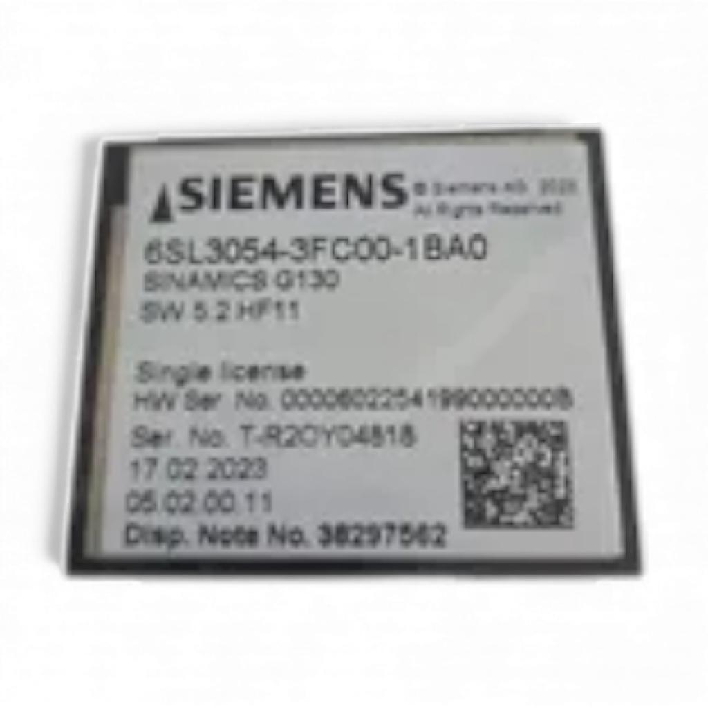 Cartão CF Sinamics G130  Siemens 6SL3054-3FC00-1BA0