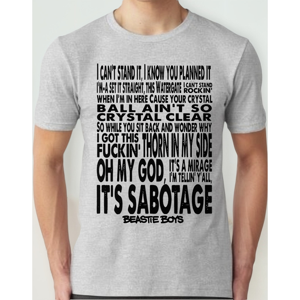 Camiseta Beastie Boys Sabotage Exclusiva Exclusiva