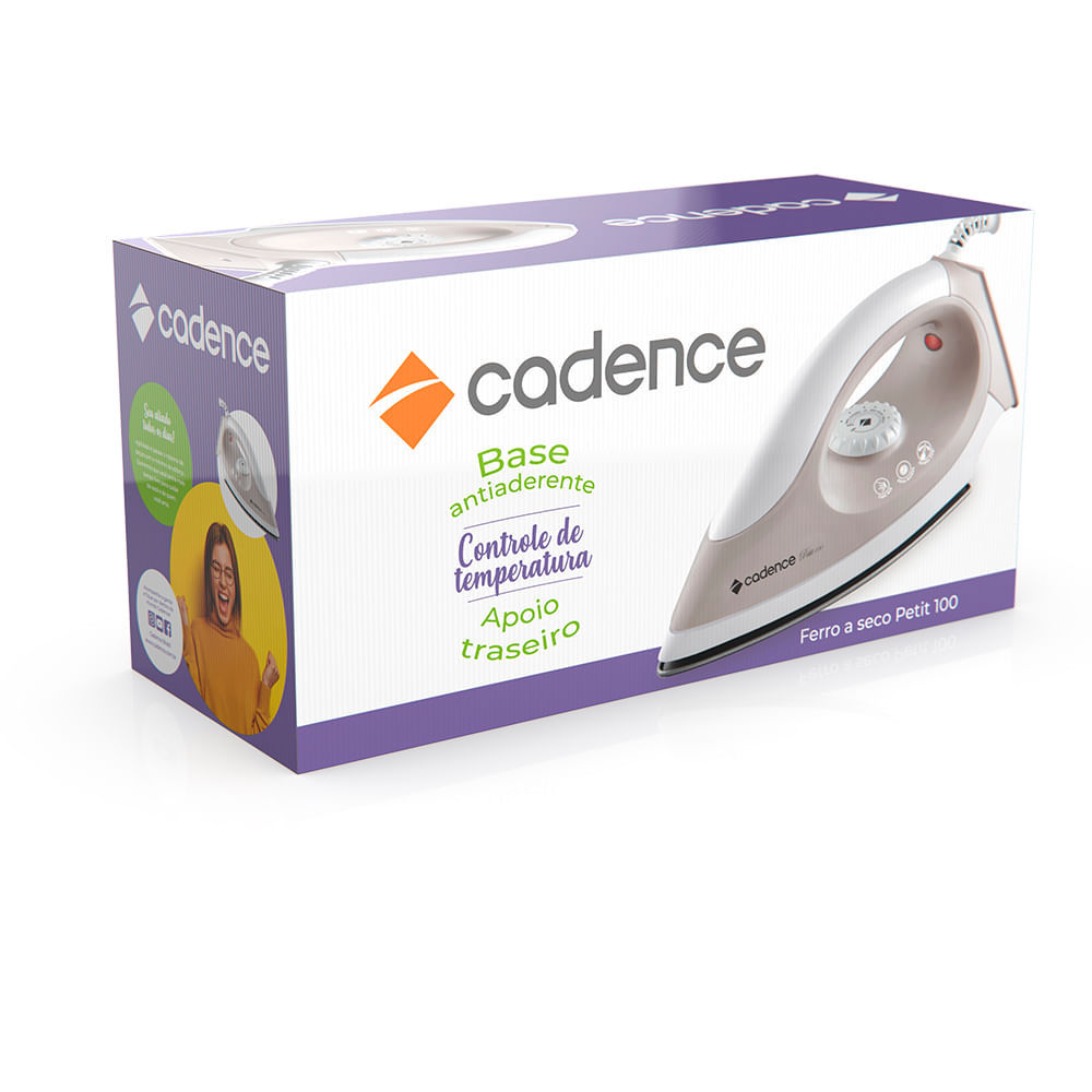 Detalhes do Ferro a Seco Cadence Petit 100