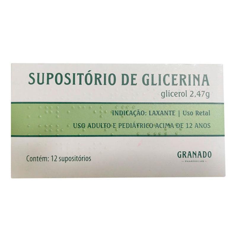 Supositório de Glicerina Adulto e Pediátrico Granado 12 Unidades em Oferta na Shopee