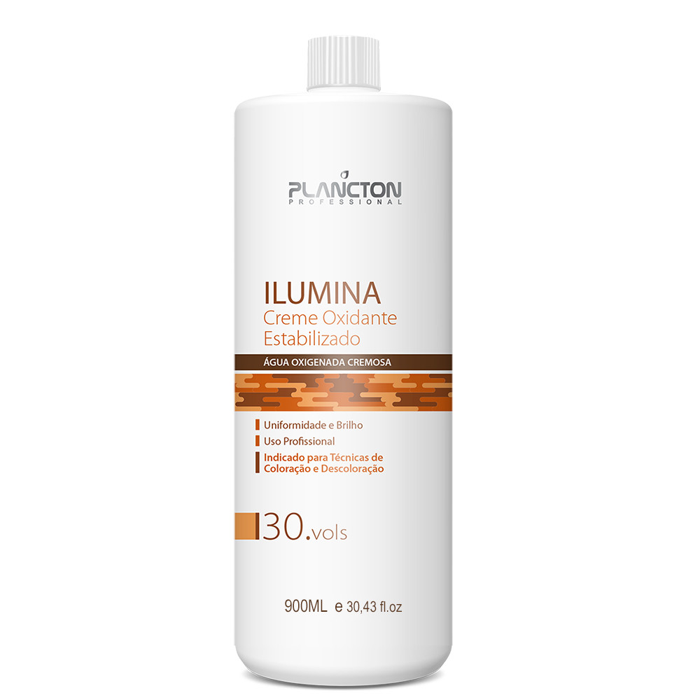 Ilumina - Creme Oxidante 30 Volumes Plancton - 900ml em Oferta na Shopee