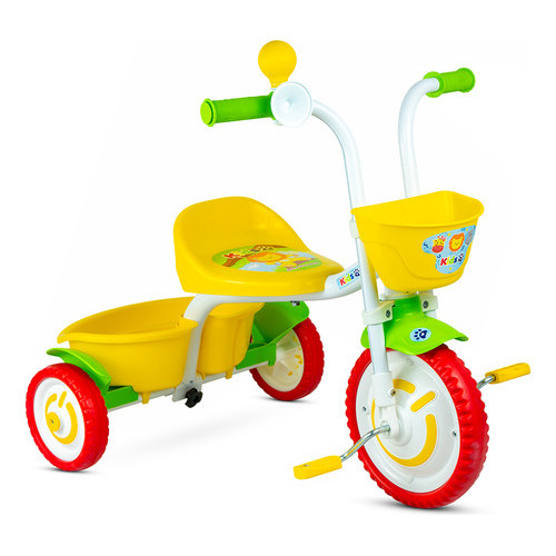 Triciclo Infantil Nathor De Alumínio Kids 5 +18 Meses Amarelo em Oferta na Shopee