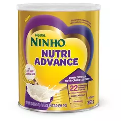 Suplemento Alimentar Ninho Nutriadvance 4 a 8 Anos Mix Leite Ninho, Arroz e Aveia 350g