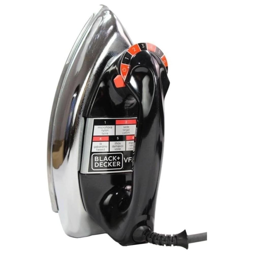 Ferro de Passar a Seco Black+Decker VFA1110XM6 220V em Oferta na Shopee