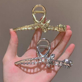 Presilha Piranha Metal Grande 11cm – Prendedor Forte para Cabelo Grosso, Vintage Elegante em Oferta na Shopee