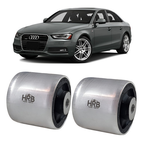 Par Bucha Braço Curvo Dianteira Audi A5 2009-2016 Chassi B8