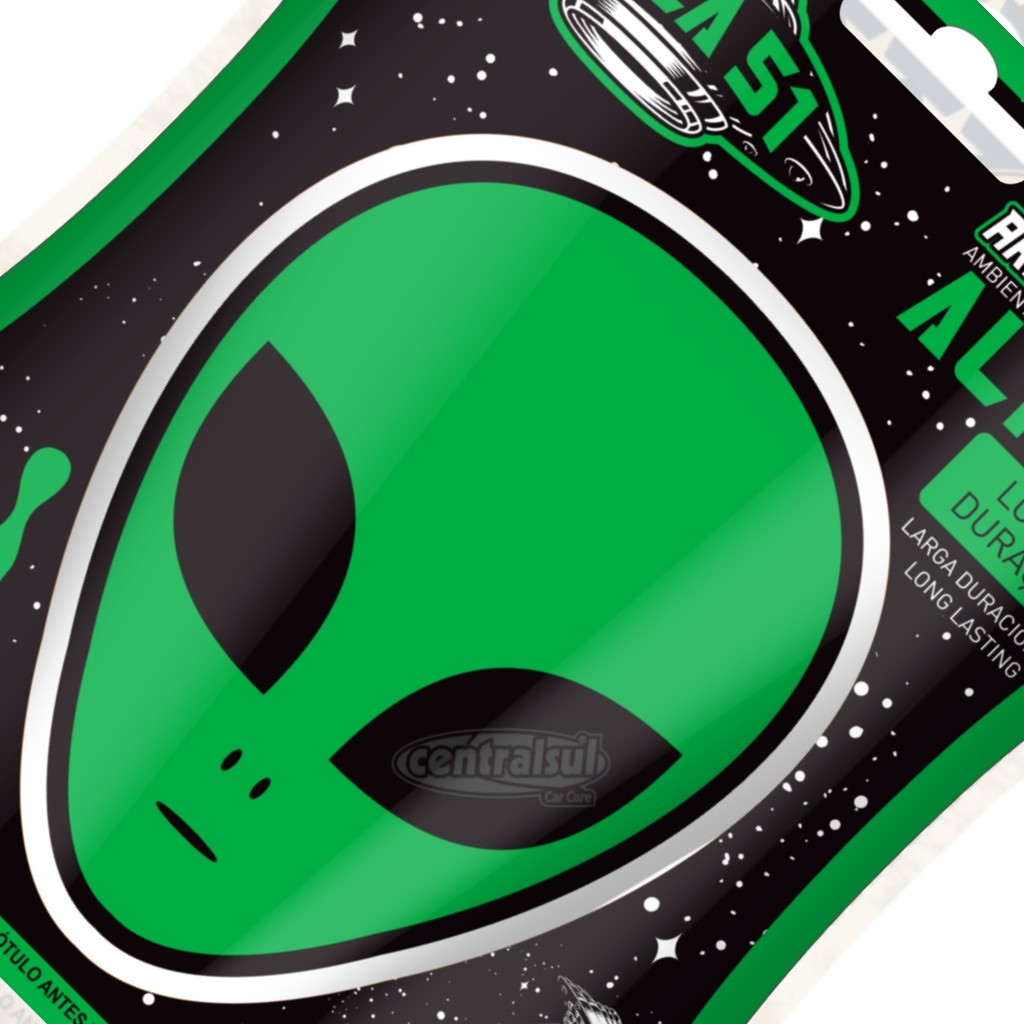 AROMATIZANTE MINIATURA ÁREA 51 CENTRALSUL VERDE